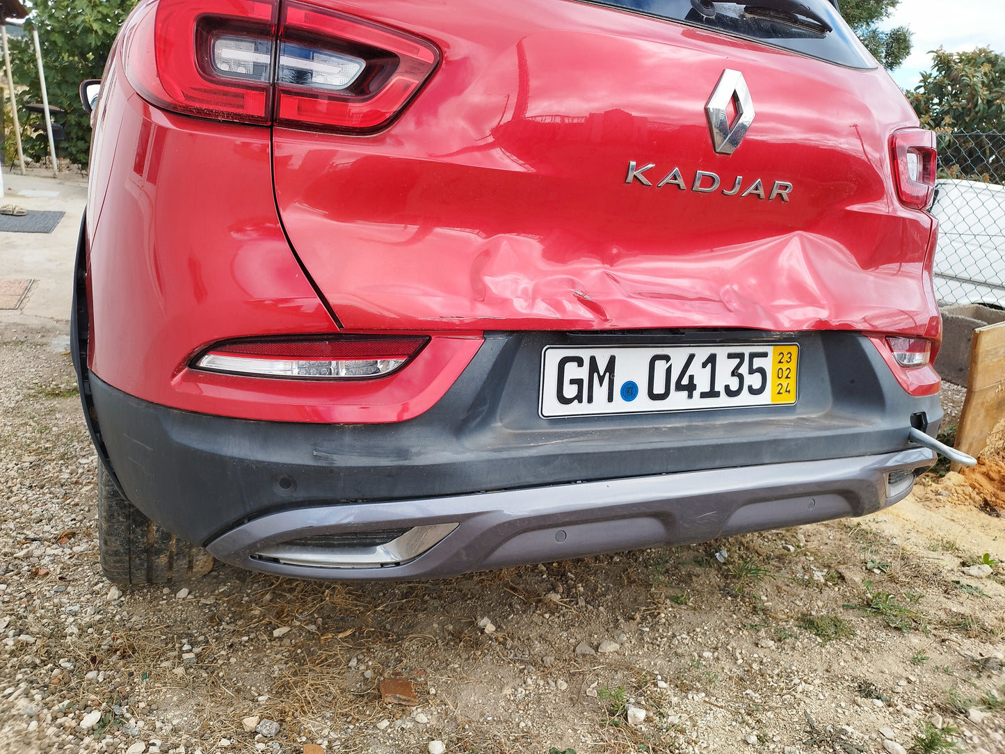 Porta da Mala (com danos) – Renault Kadjar 2019 1.5 DCI