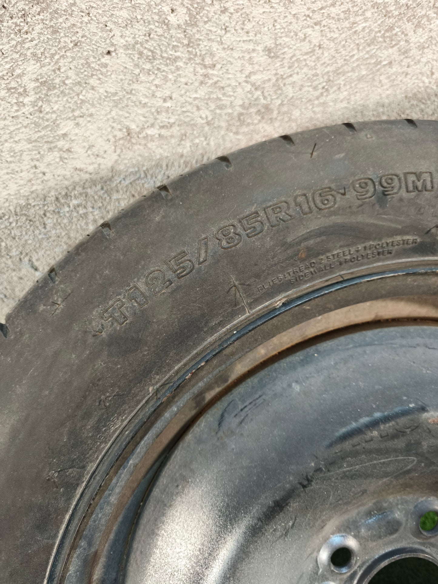 Jante suplente 15 125/80/15. Furação 5 x 110 original Ford focus