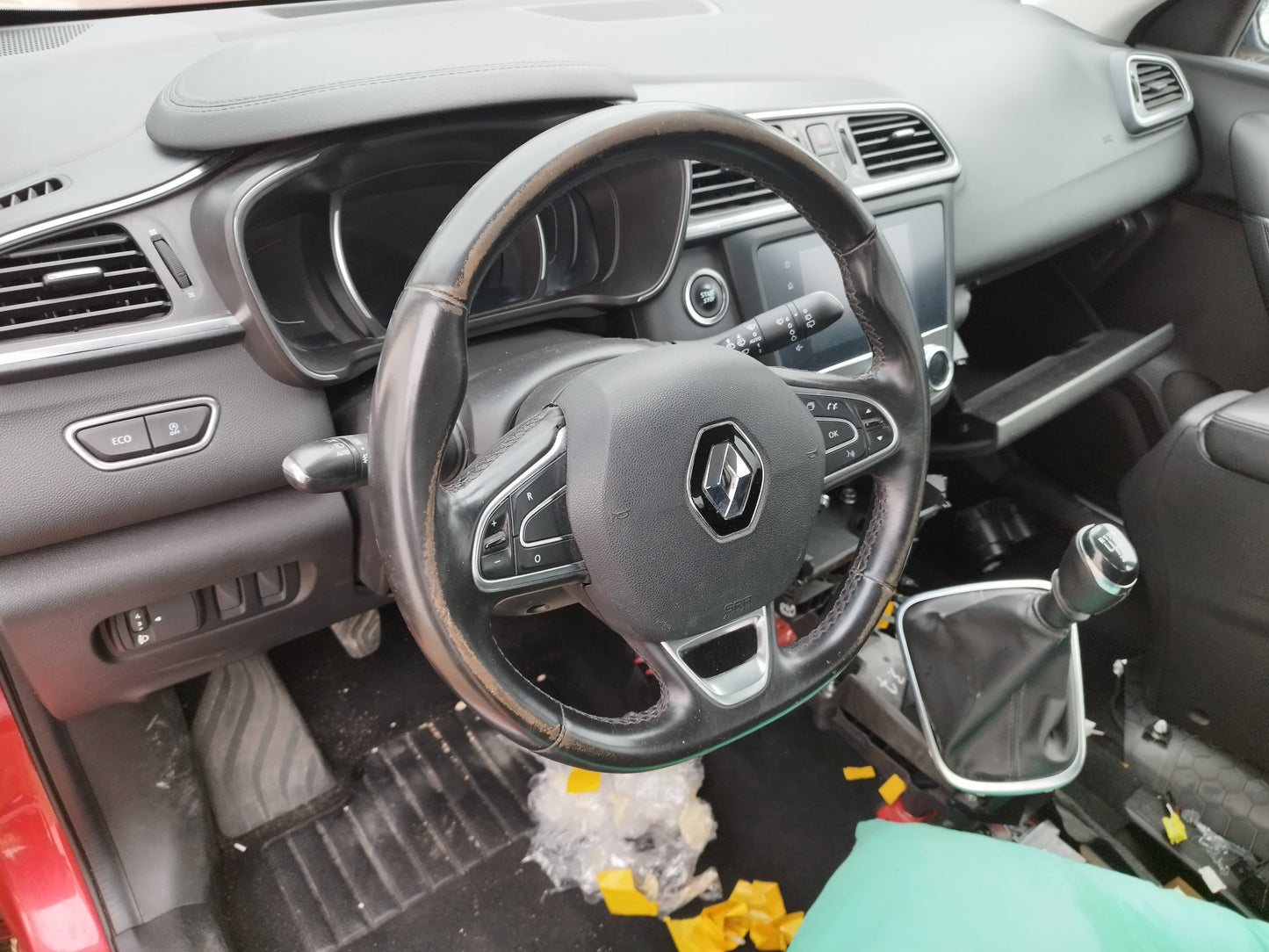 Kit Completo de Airbags com Tablier e Centralina – Renault Kadjar 2019 1.5 DCI